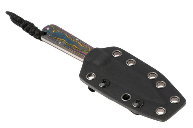 Image pour Jack Wolf Gateway FIXedc GATEW-FX-01-CC-80S Satin Sandvik 14C28N, 80's CamoCarbon, couteau fixe
