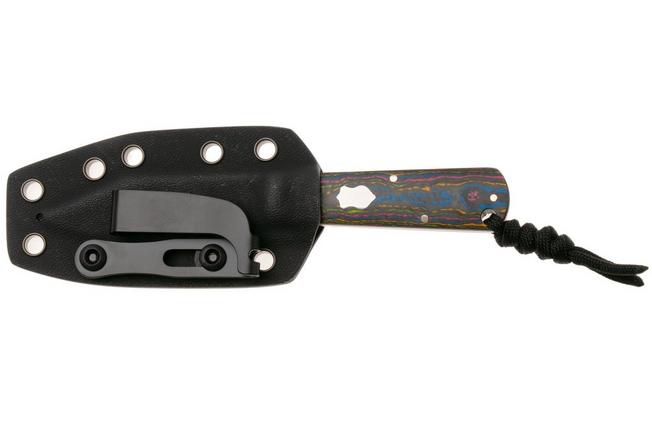 Image pour Jack Wolf Gateway FIXedc GATEW-FX-01-CC-80S Satin Sandvik 14C28N, 80's CamoCarbon, couteau fixe