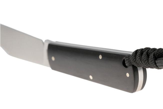 Bild für Jack Wolf Gateway FIXedc GATEW-FX-01-EBONY Satin Sandvik 14C28N, Ebony Wood, Fahrtenmesser