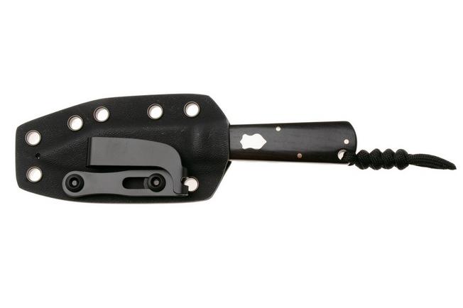 Bild für Jack Wolf Gateway FIXedc GATEW-FX-01-EBONY Satin Sandvik 14C28N, Ebony Wood, Fahrtenmesser