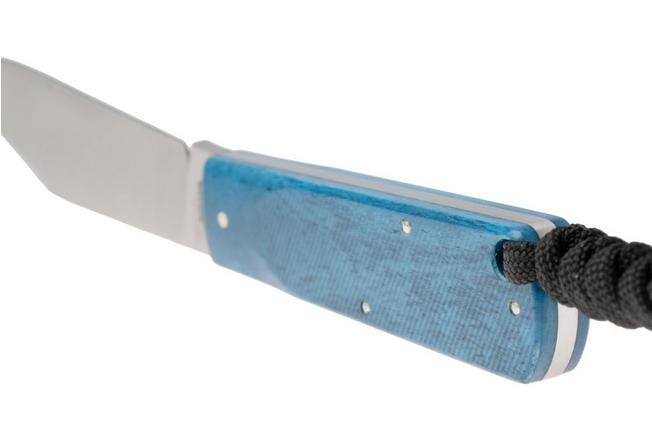 Bild für Jack Wolf Gateway FIXedc GATEW-FX-01-SAW-BLU-BON Satin Sandvik 14C28N, Sawcut Blue Bone, Fahrtenmesser