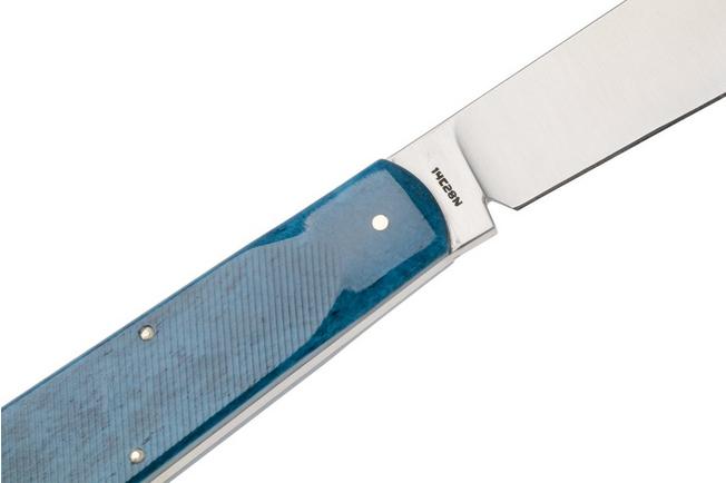 Bild für Jack Wolf Gateway FIXedc GATEW-FX-01-SAW-BLU-BON Satin Sandvik 14C28N, Sawcut Blue Bone, Fahrtenmesser