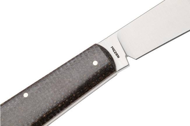 Image for Jack Wolf Gateway FIXedc GATEW-FX-01-VIB-JUT-BIS Satin Sandvik 14C28N, Vibe Jute Bison Micarta, fixed knife