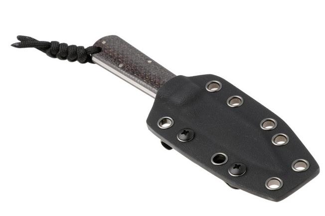 Image for Jack Wolf Gateway FIXedc GATEW-FX-01-VIB-JUT-BIS Satin Sandvik 14C28N, Vibe Jute Bison Micarta, fixed knife