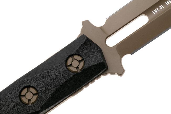 Afbeelding voor KA-BAR EK ENX.01 Flat Dark Earth Cerakote 1095CV, Black FRN, tactische dolk