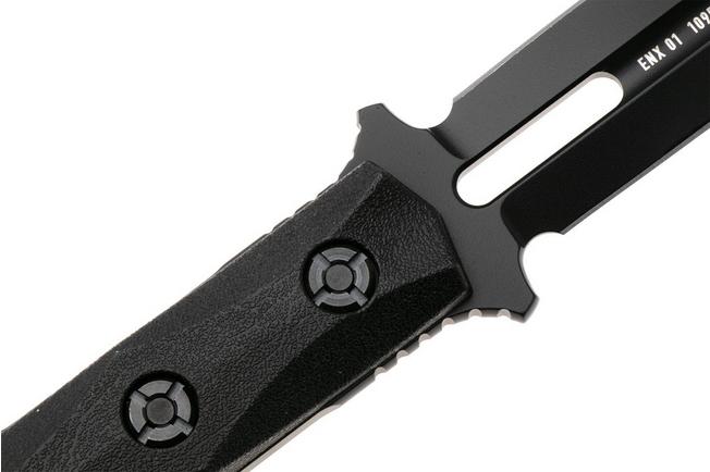 Afbeelding voor KA-BAR EK ENX.01 Blackout Cerakote 1095CV, Black FRN, tactische dolk