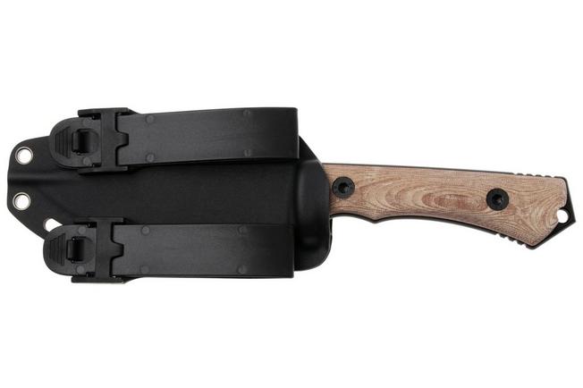 Image for KA-BAR NX.01 Black Cerakote, Brown Natural Textite, fixed-blade survival knife