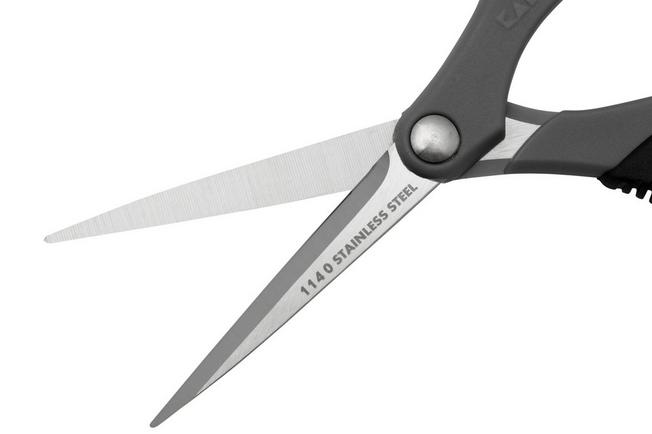 The James Brand The Ellis Scissors Serrated Black G10 Stainless KN119101-01  pocket knife