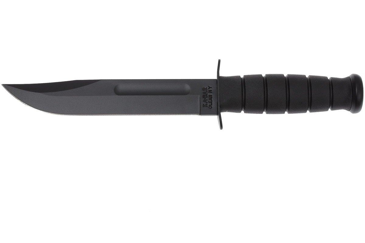 KABAR USMC 1211 plain edge, Kraton, etui en cuir Achetez à prix