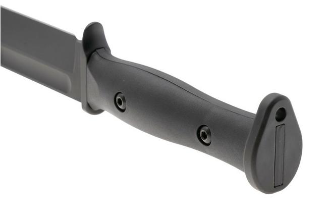 Image for KA-BAR Slabby 1310, Black 1095 Cro-Van Clip Point, Black GFN fixed knife