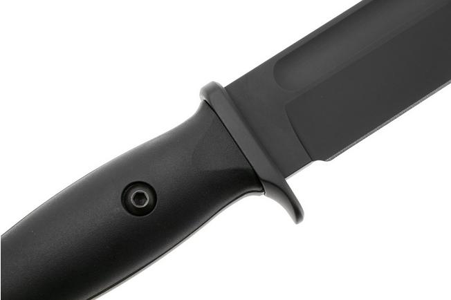 Image for KA-BAR Slabby 1310, Black 1095 Cro-Van Clip Point, Black GFN fixed knife