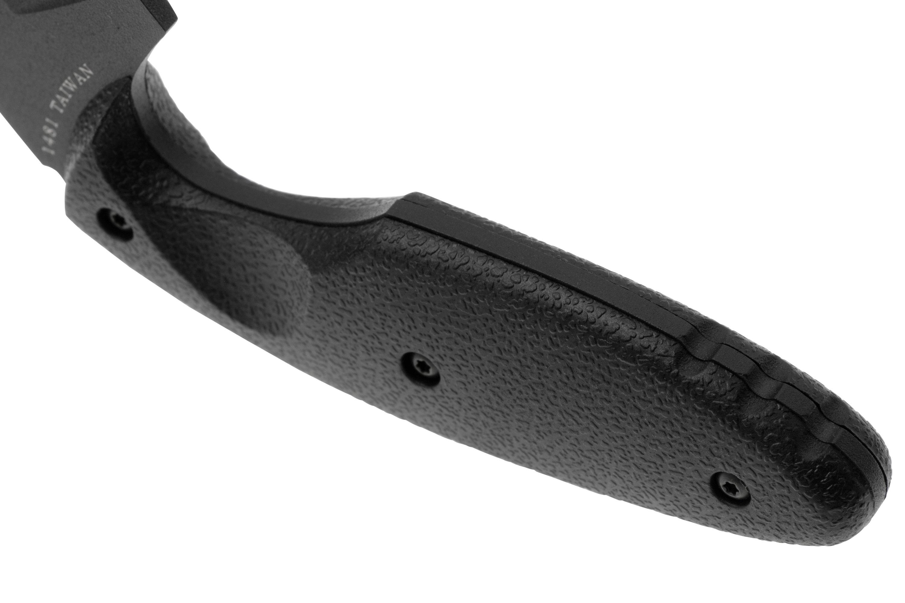 KA-BAR TDI Original 1481 Serrated Black, Hard Plastic Sheath, fixed ...