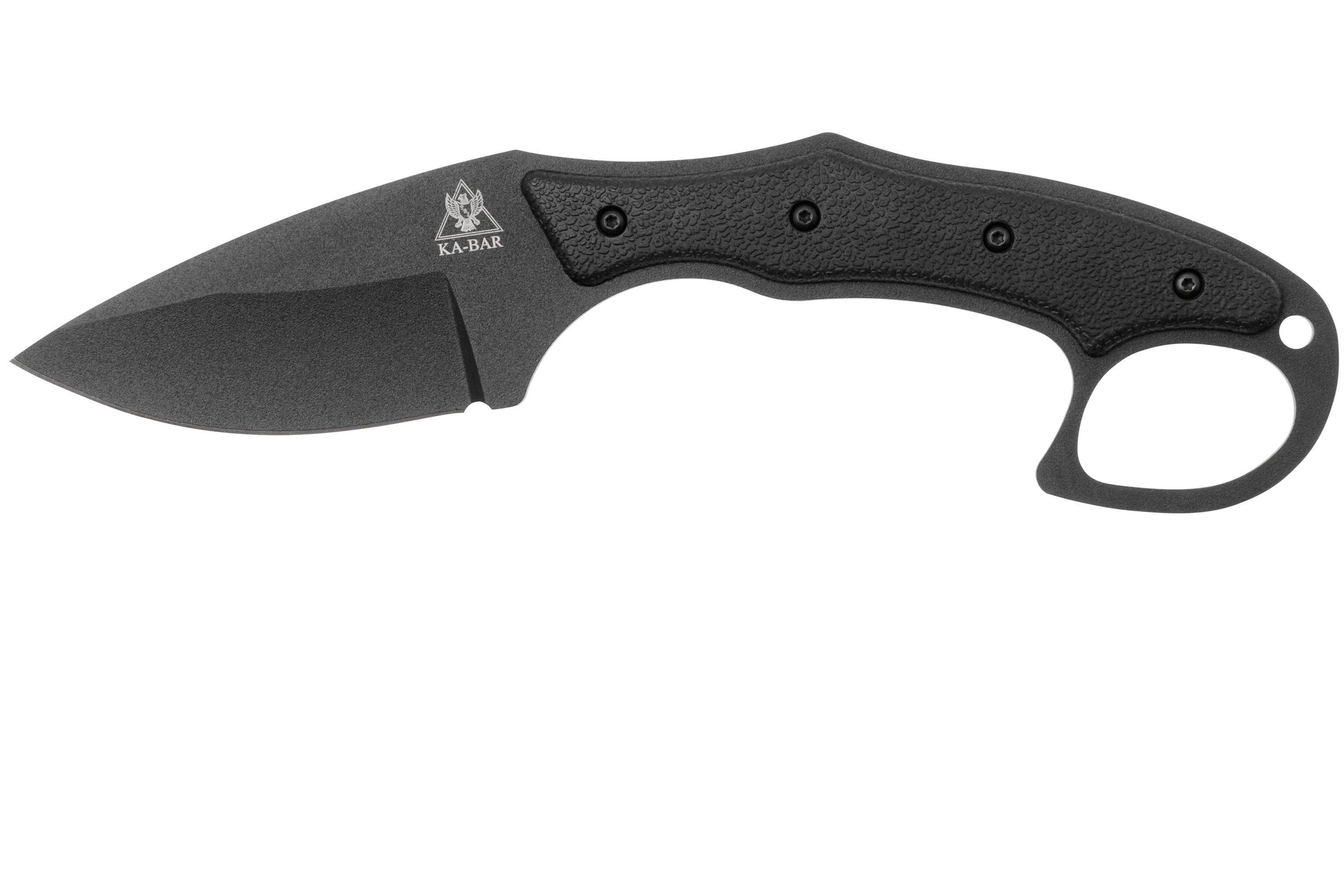 KA-BAR TDI Pocket Strike 2491 Black, fixed knife | Advantageously ...