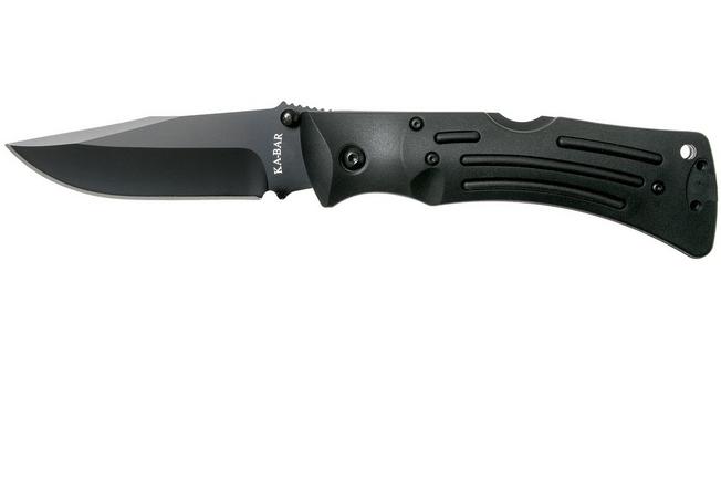 Ka Bar Mule Folder Black 3050 Pocket Knife Advantageously Shopping At Knivesandtools Com