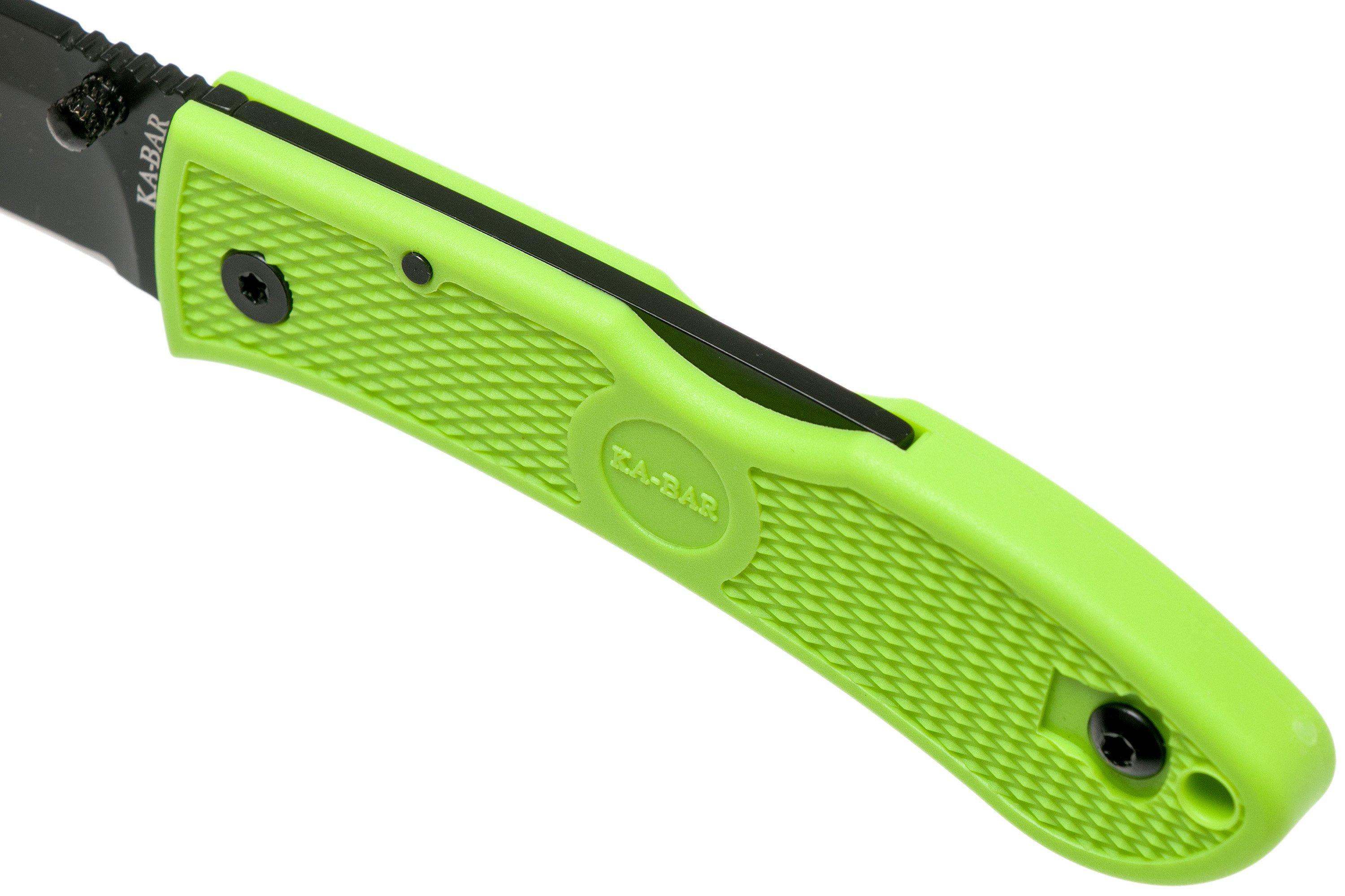 BALLISTICS HOTSAND MAKER & CASE（BElGE） KA-BAR Dozier Folding Hunter Zombie Green 4062ZG