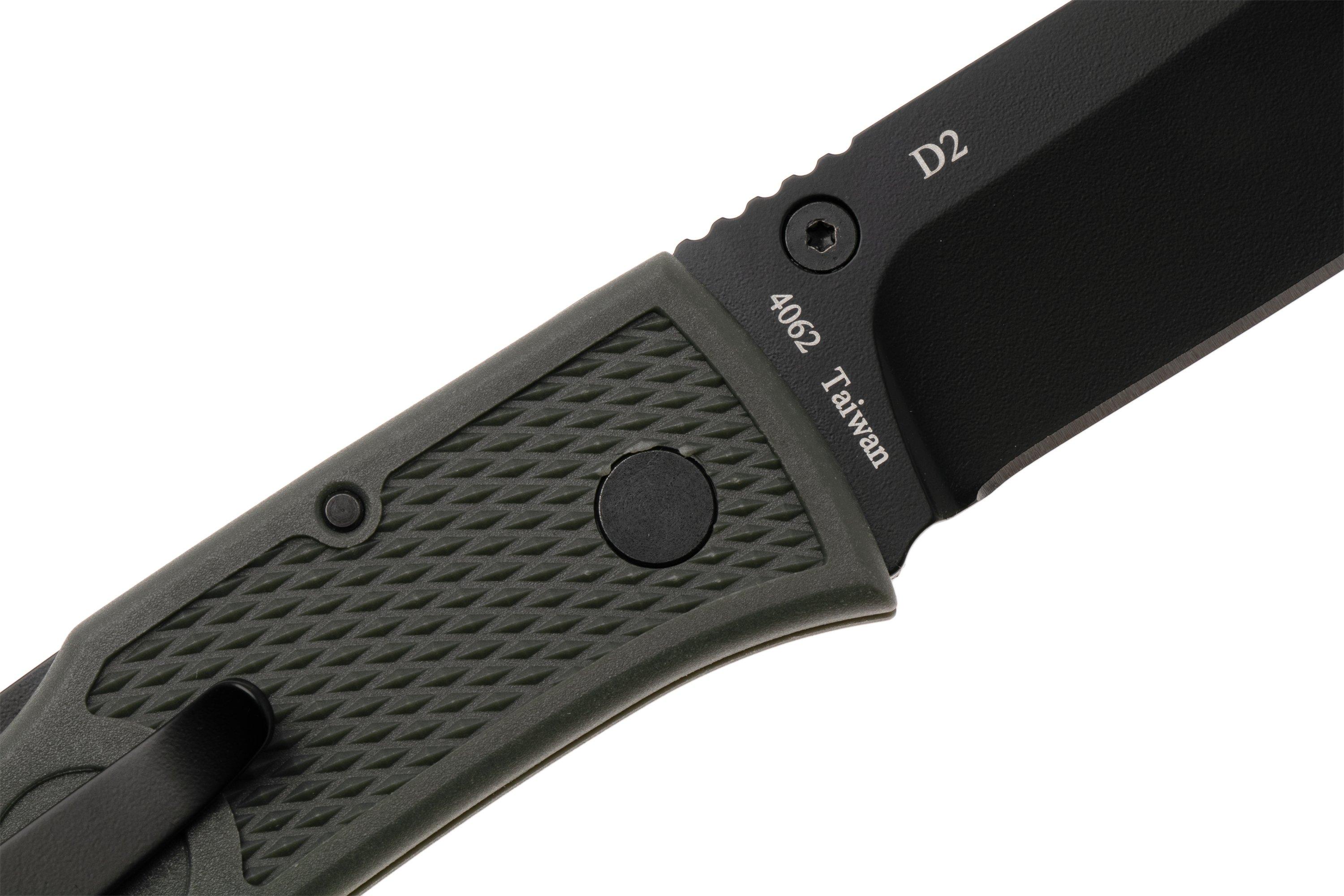 Ka-Bar - Dozier Foliage Green Thumb Notch - 4065FG