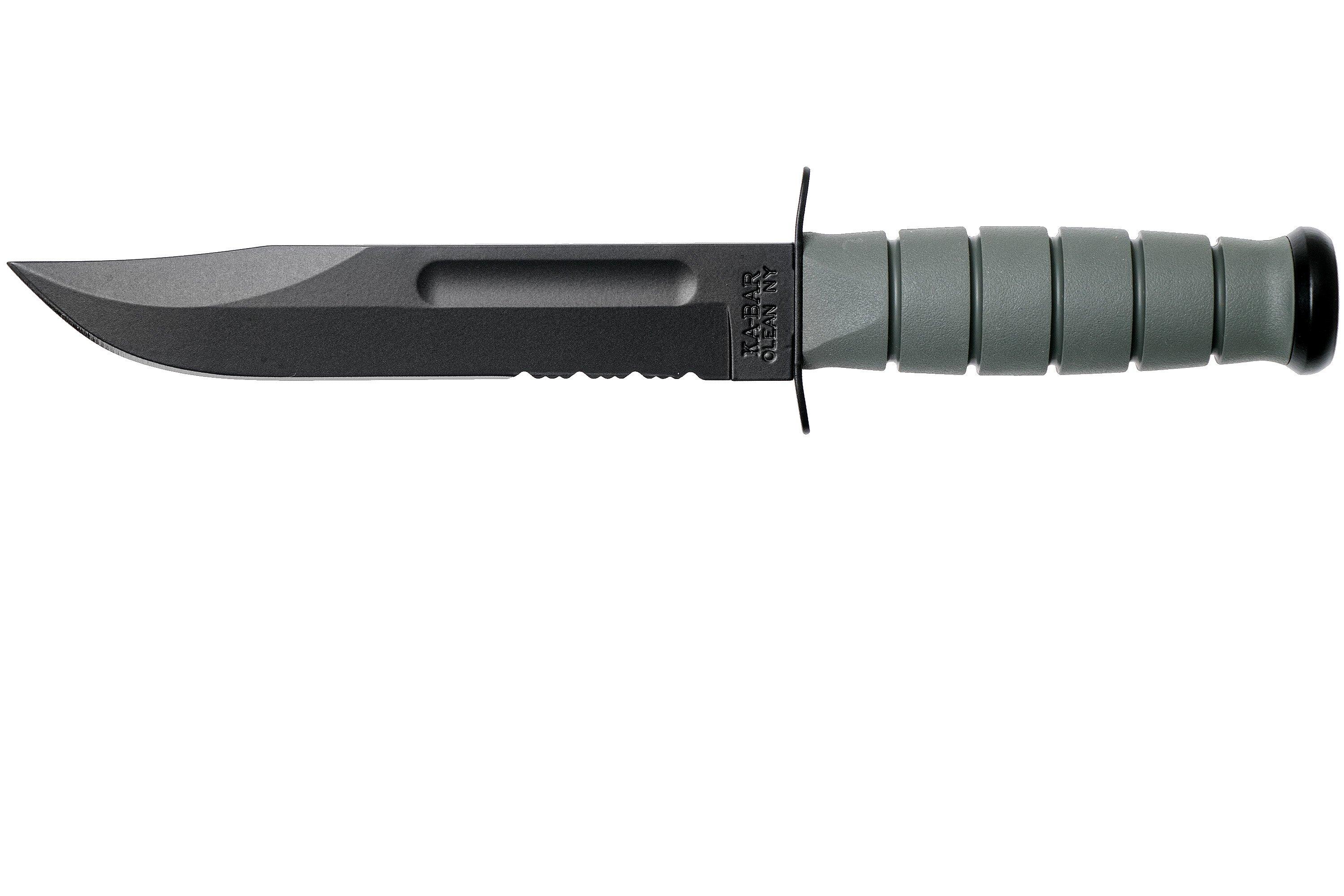 ka-bar-5012-foliage-green-serrated-edge-kraton-kunststoffscheide