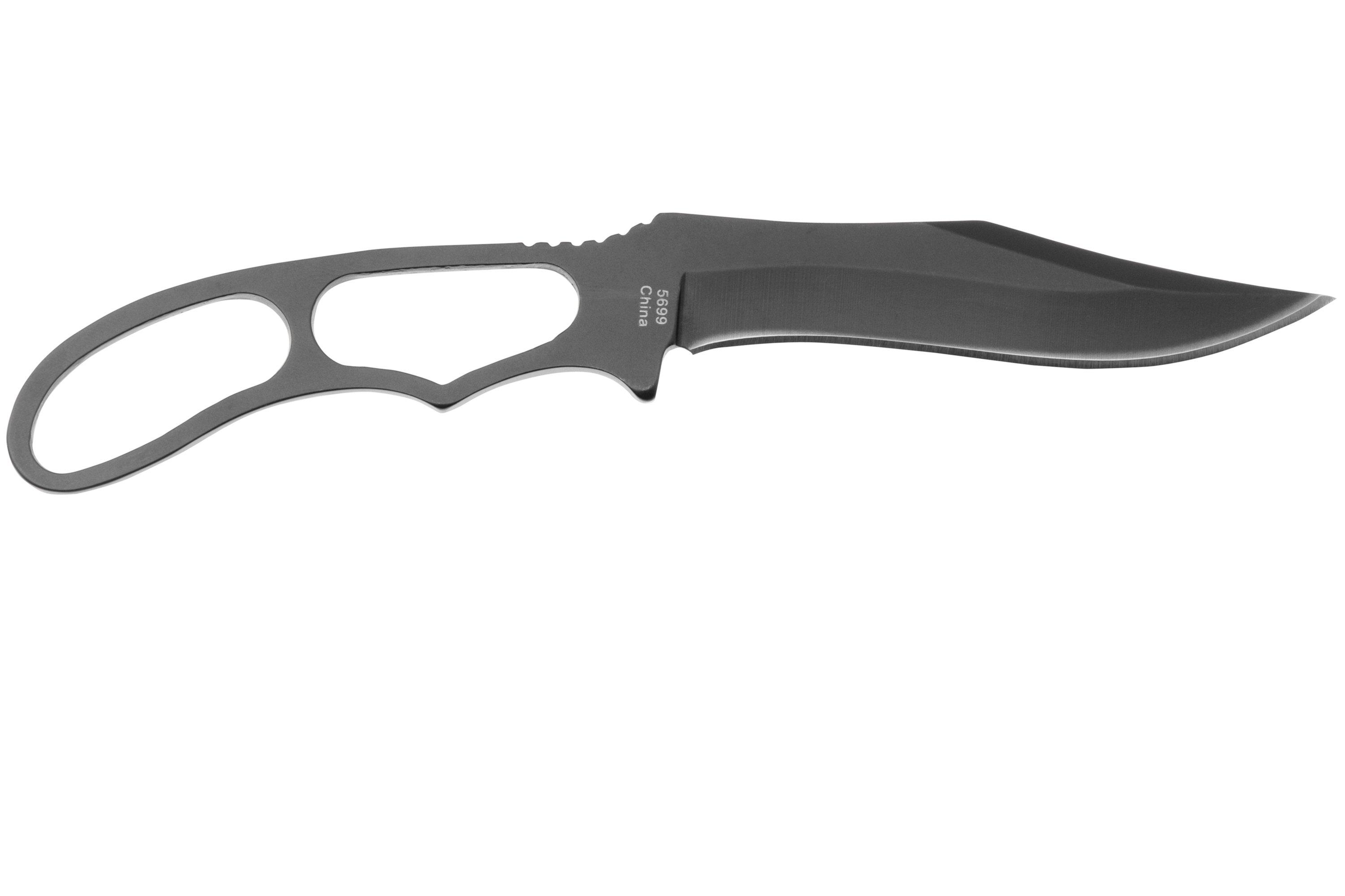KA-BAR Acheron Skeleton 5699BP Clippoint preto, faca fixa | Compras ...