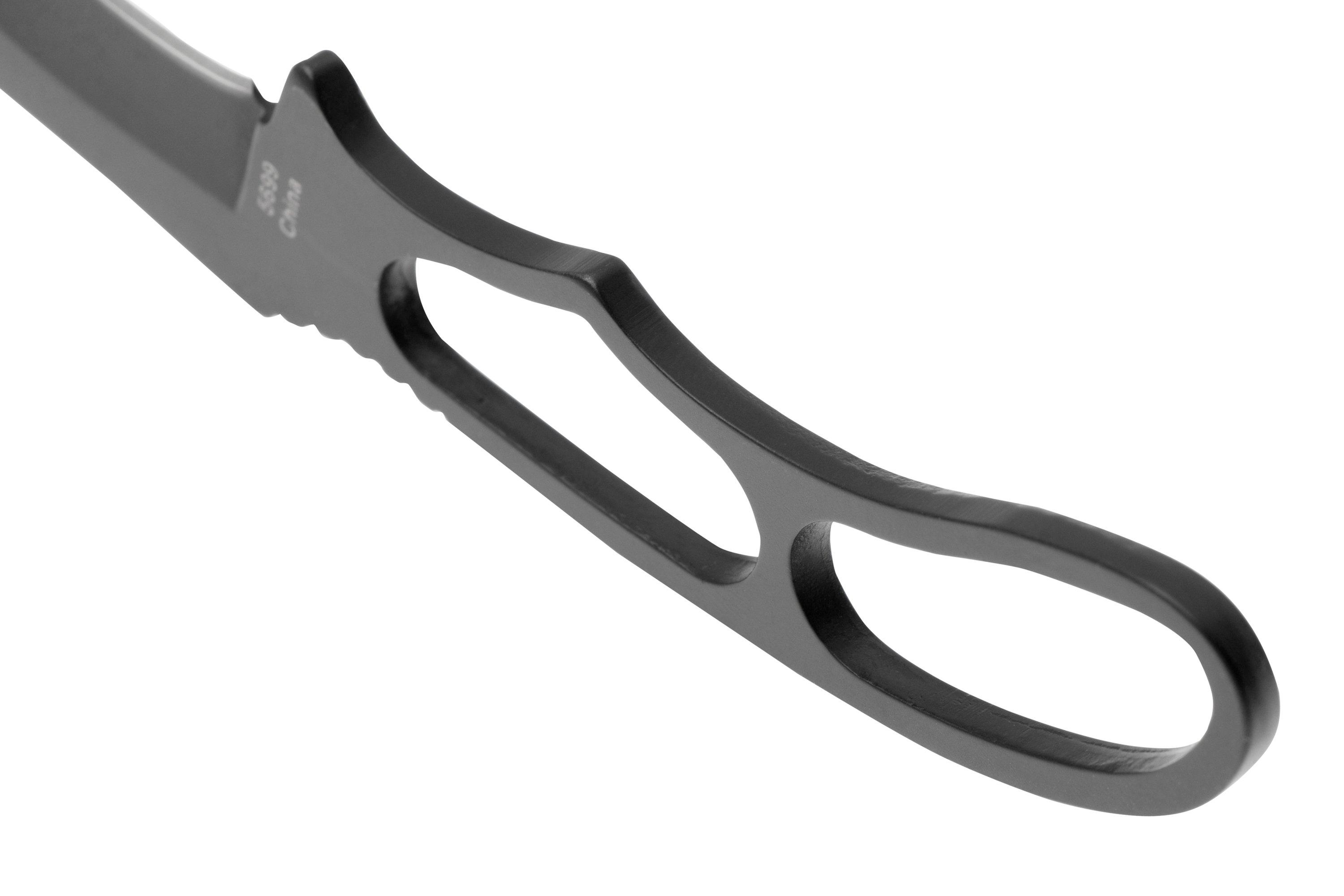 KA-BAR Acheron Skeleton 5699BP Clippoint preto, faca fixa | Compras ...