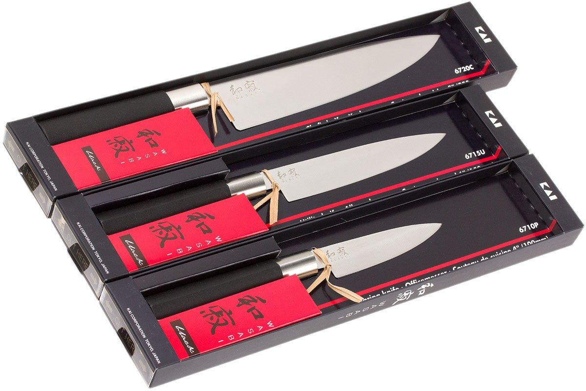 Kai Wasabi Black knife set 67W16 Advantageously shopping at