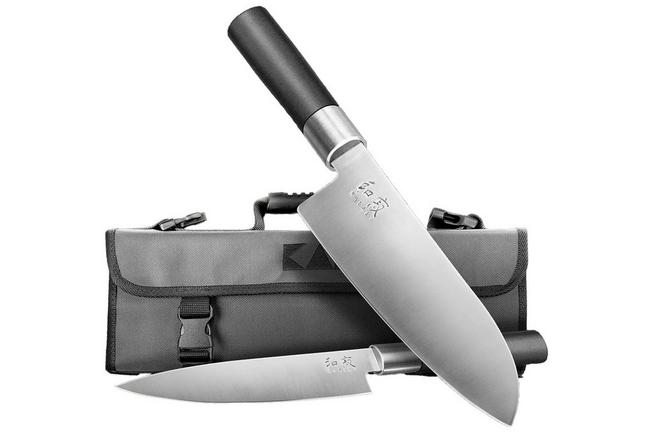 Image for Kai Shun Wasabi Black Set 67-W25 3-piece knifeset, including knife bag