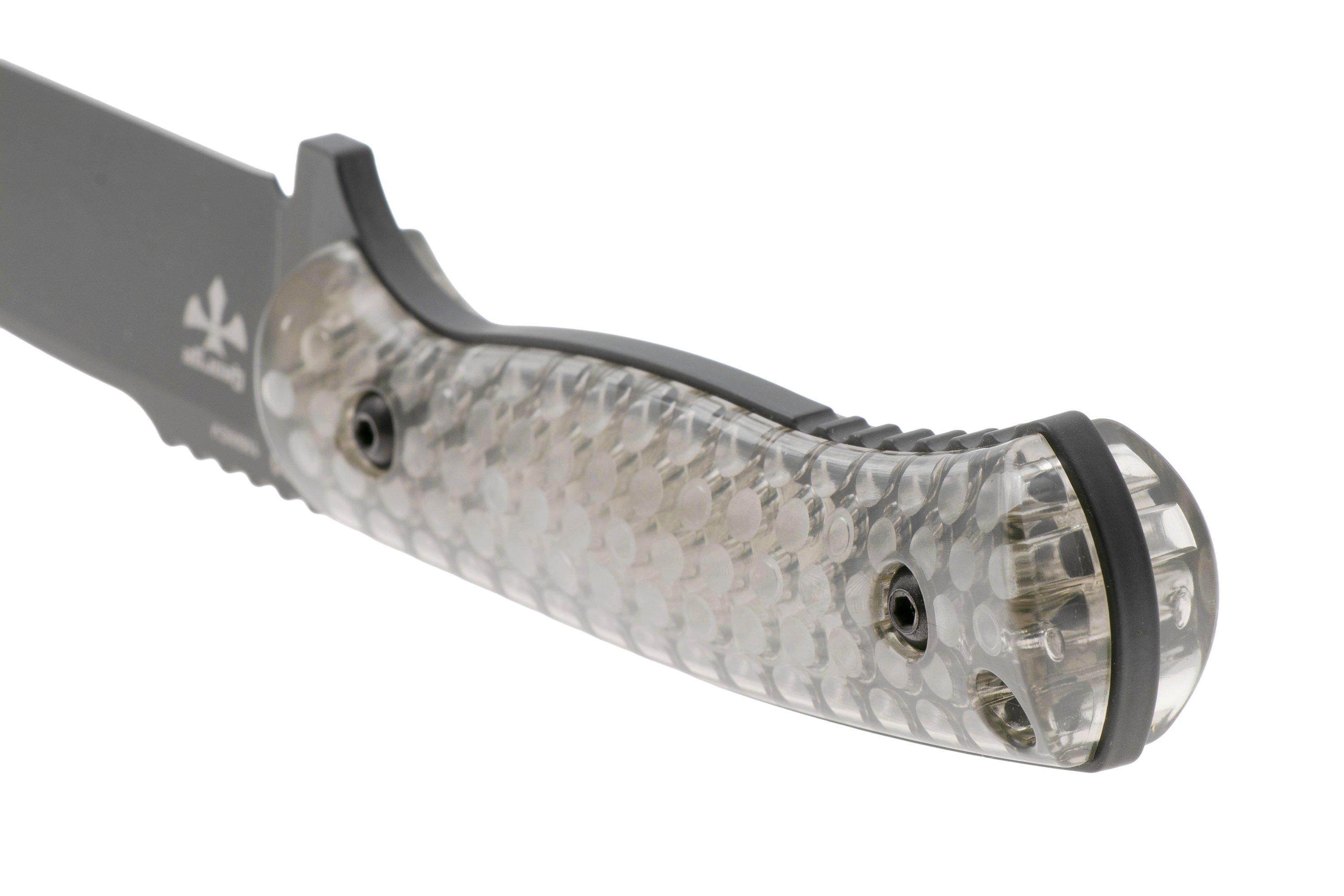 KA-BAR Cool Name 7700, Black 1095 Cro-Van Drop Point, Transparent ...