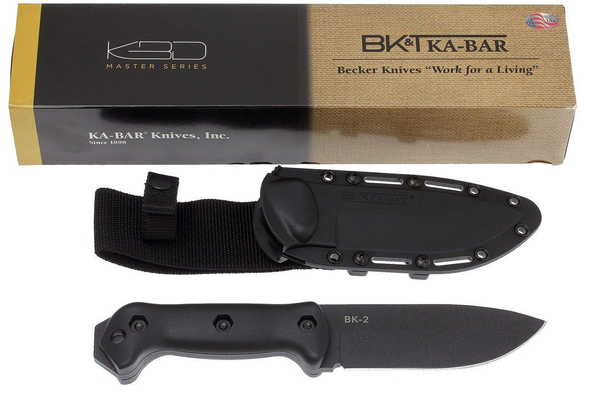 Becker KA-BAR BK2-12 Knives Blue Art Flower OOAK Custom Handles MOP NICE GIFT 