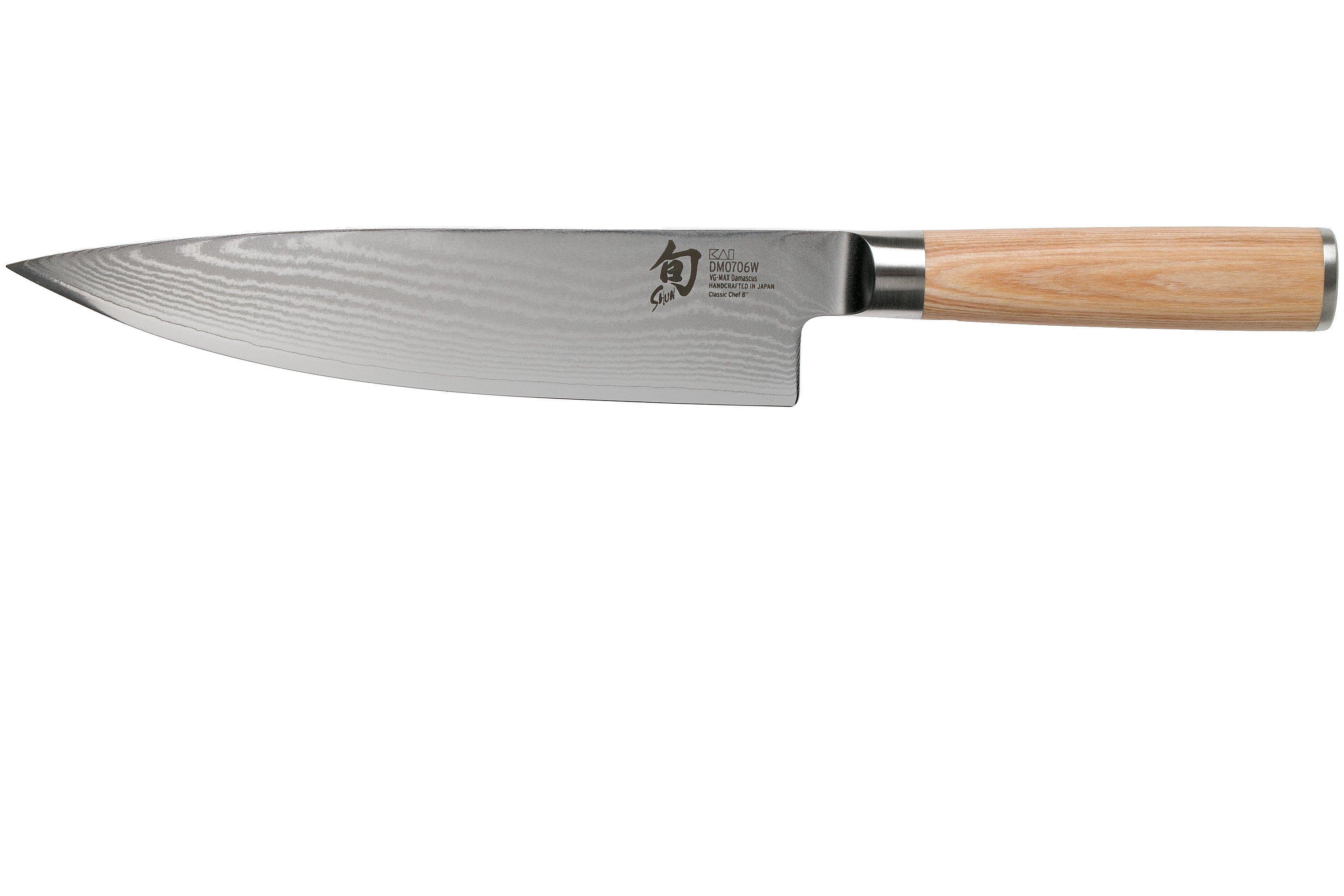 Kai Shun Classic White coltello da chef 20 cm  Fare acquisti  vantaggiosamente su