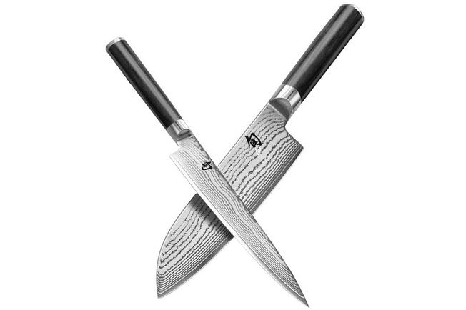 Obraz dla Zestaw noży Kai Shun Classic Set DM-W25, nóż santoku + nóż uniwersalny