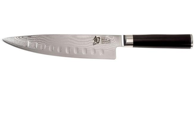 Global G-61 Hollow Ground 8 Chefs Knife