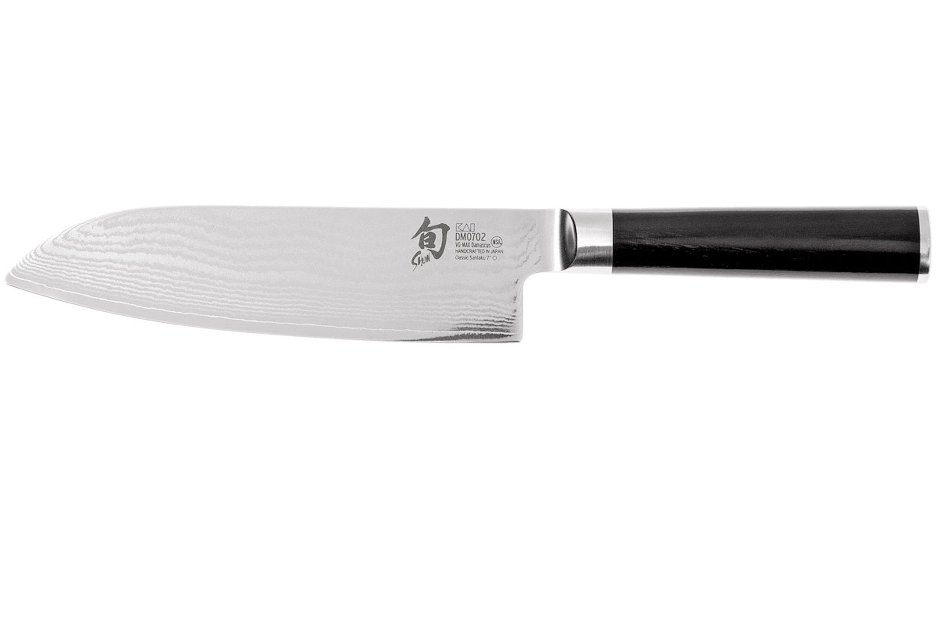 Handcrafted Santoku, Shun Classic