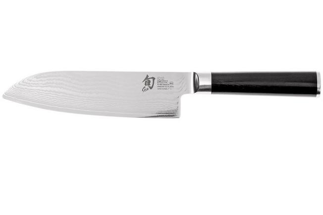 Couteau japonais Santoku 19 cm Kai shun classic damas