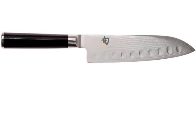 Couteau Japonais Santoku alvéolée 17 cm