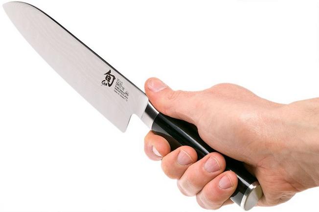 Couteau Japonais Santoku alvéolée 17 cm