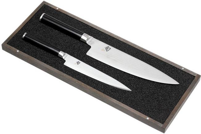 Set Couteau Universel et Couteau de Chef Shun Classic Damas Kai