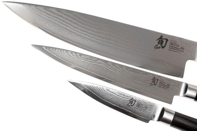 Kai 3 Pc Stainless Steel Knife Set Shun Classic Hand Made Premium Stainless  Steel Knife, Made In Japan Price in India - Buy Kai 3 Pc Stainless Steel  Knife Set Shun Classic