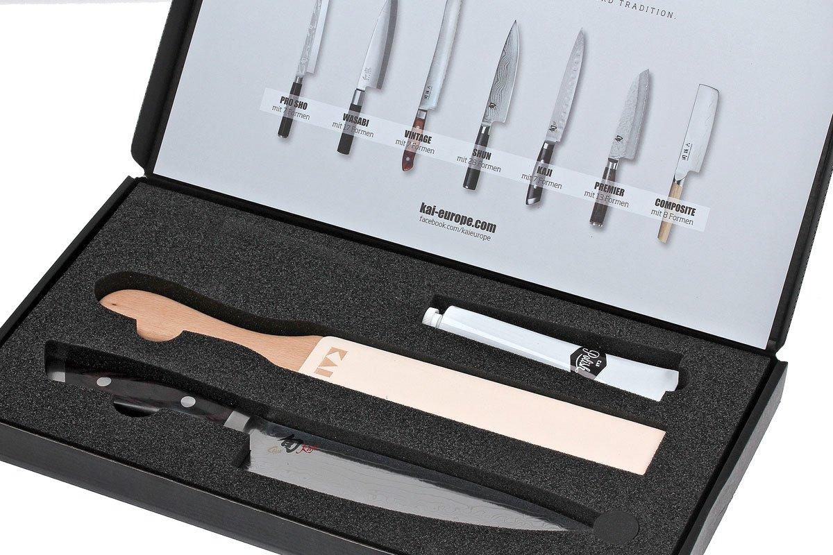 Kai Shun Kaji set KDM0006 chef's knife 20cm & Strop Advantageously