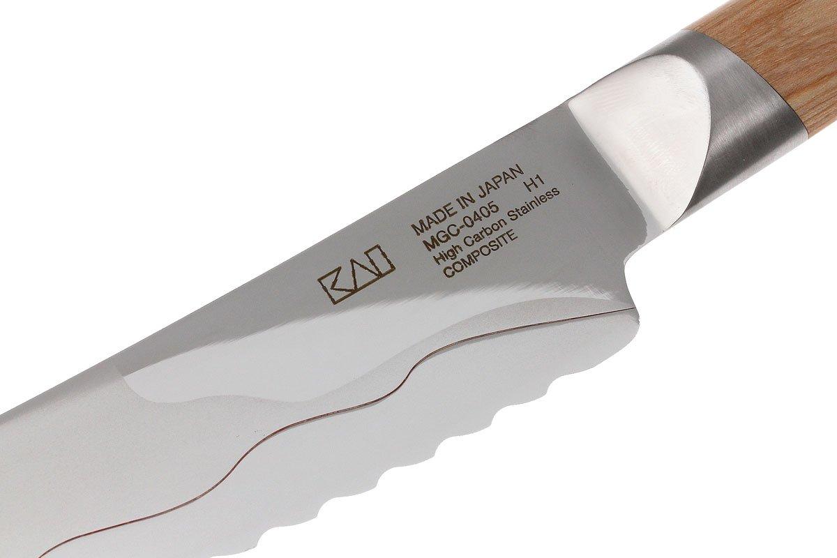 Tokukai公式アカウント05専用 SHARP Kai Seki Magoroku Composite bread knife 23 cm MGC-0405