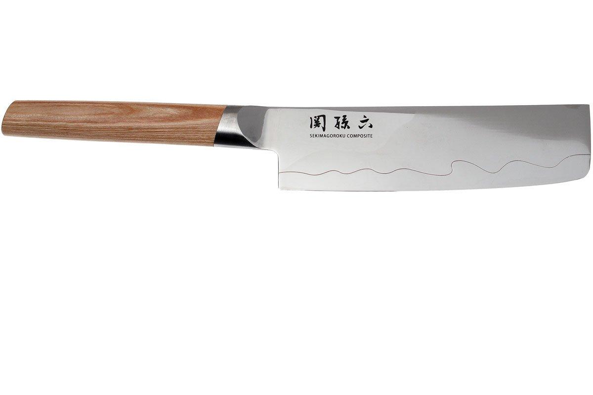 Cuchillo Japonés Nakiri Seki Magoruku Composite de Kai