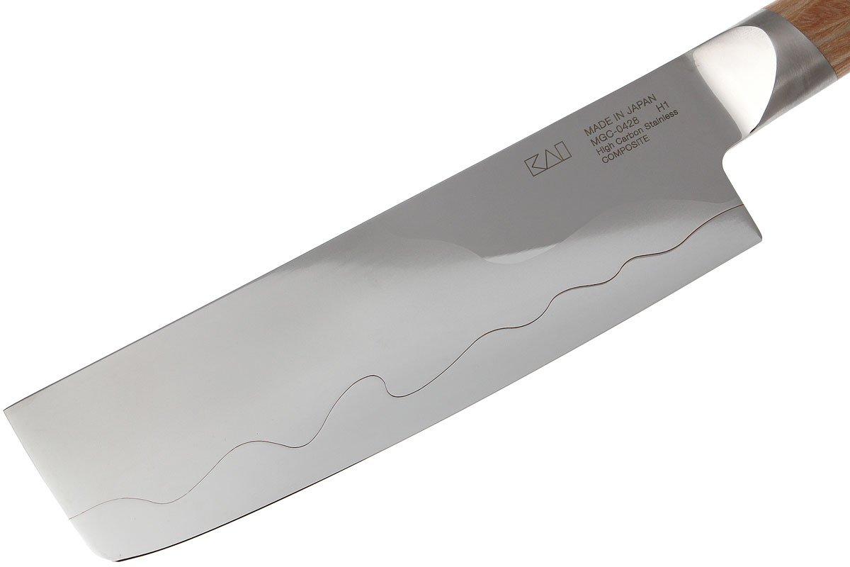 Cuchillo Nakiri Seki Magoroku 165 Mm - Importado De Japón, Ideal Para Cortar Verduras