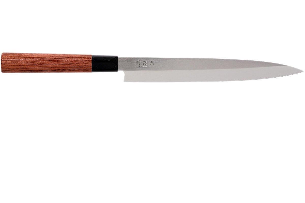 3本セット Seki Masahiro 210mm、150,120mmペティ Kai Seki Magoroku Redwood yanagiba 21 cm, MGR-0210Y | Achetez à