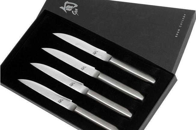 Lot de 4 couteaux à steak JAPONAIS - KAI SHUN CLASSIC - 409 € TTC