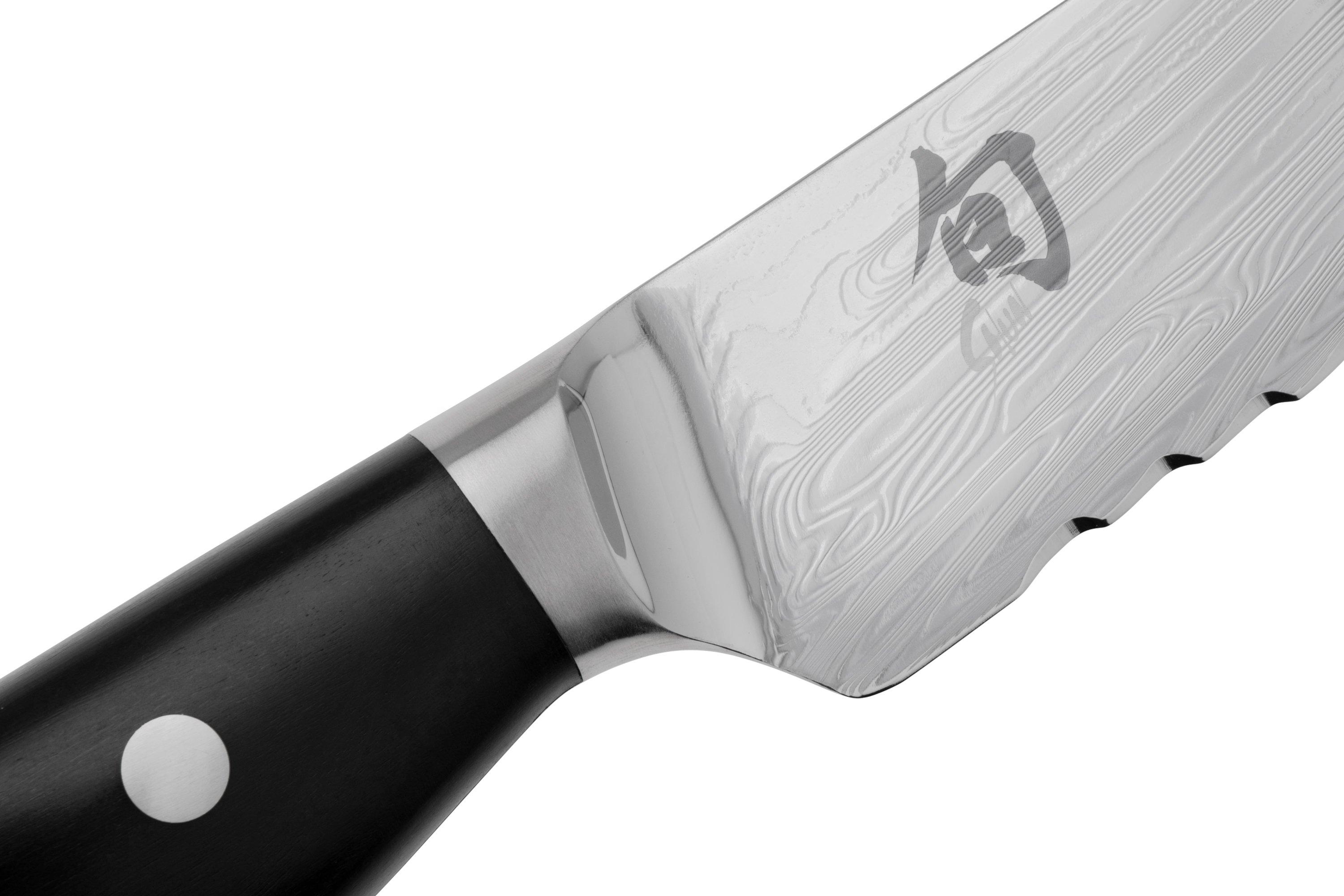 Kai Shun Nagare Black NDC-0705S bread knife, 23 cm | Advantageously ...