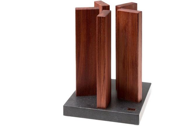 Afbeelding voor Kai Stonehenge messenblok magnetisch, graniet/redwood STH-1
