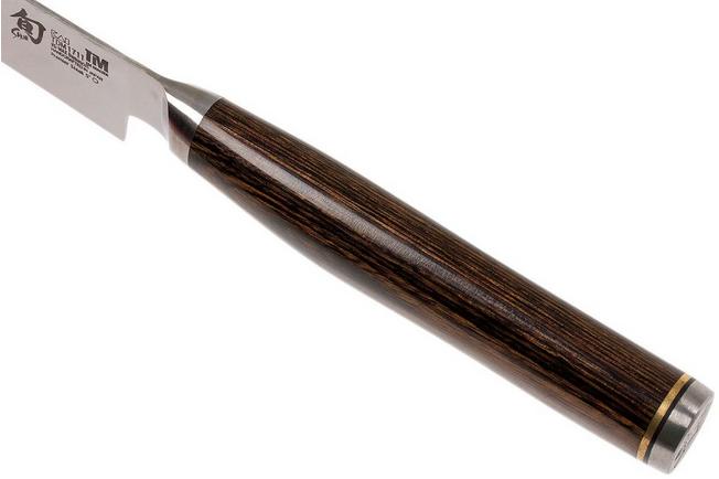 Premiere Titanium Cutlery 2-Piece Santoku Knife Set with Walnut Handles