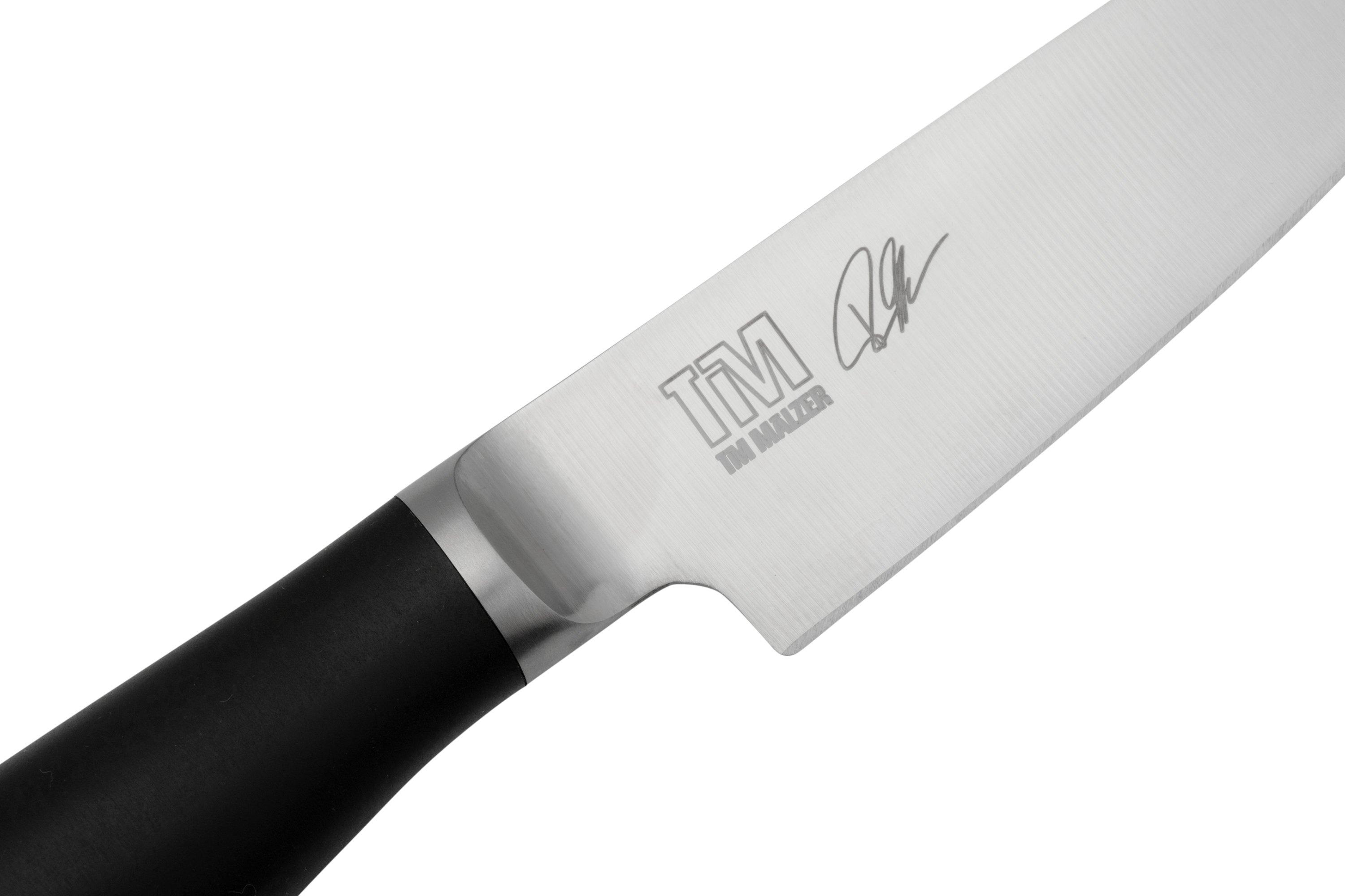 KAI Tim Mälzer Kamagata coltello da cucina ibrido giapponese 20,0 cm lunghezza lama - acciaio inossidabile 4116 forgiato - 56 (±1) HRC - manico in POM lucidato - coltello da cucina giapponese