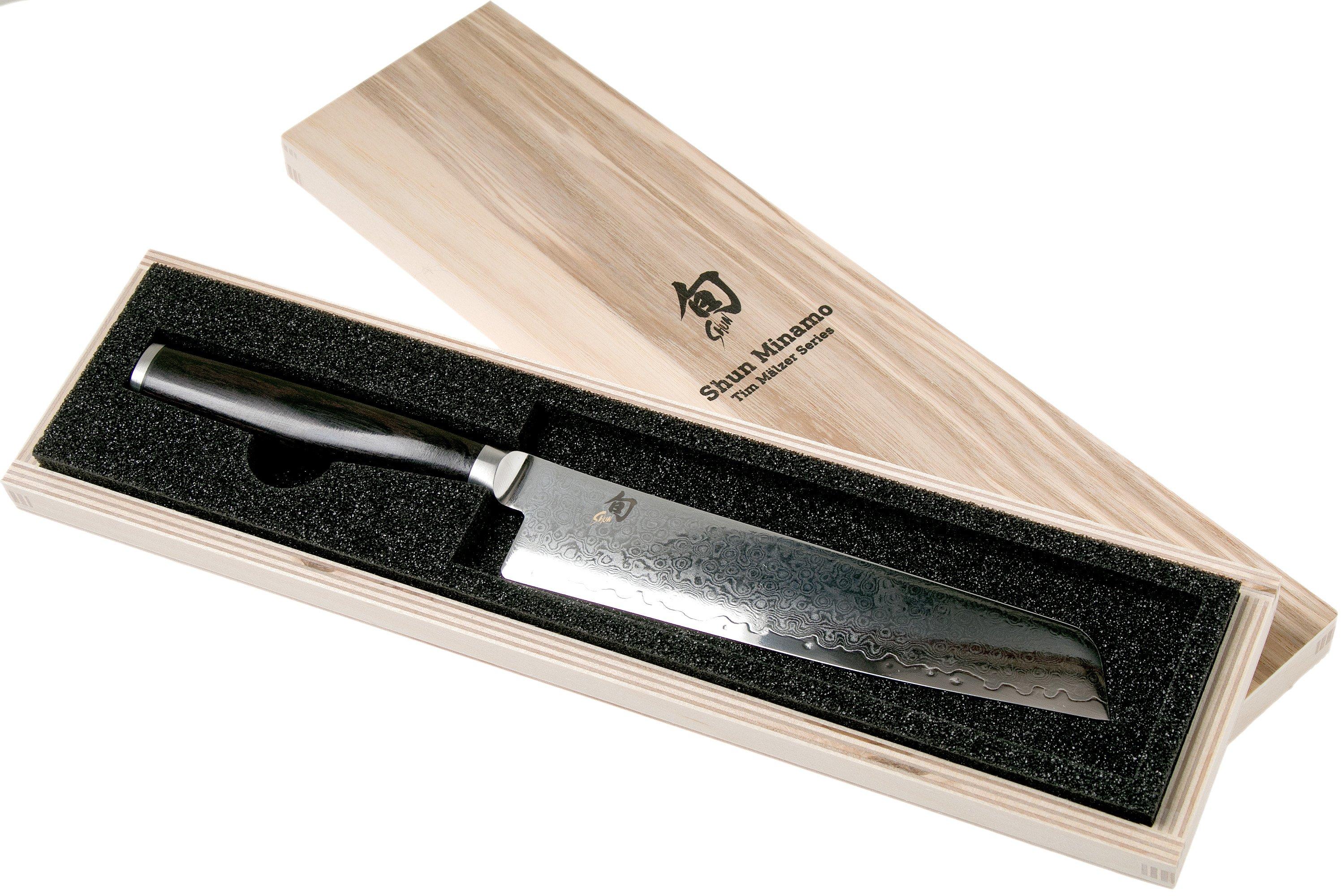 Kai Shun Premier Tim Mälzer - Coltello Da Cucina 23,5 Cm, Lama In Acciaio Damasco 32 Strati, Manico In Noce