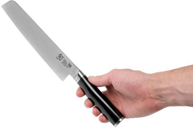 Cuchillos de cocina japoneses KAI Santoku SHUN damasco acero