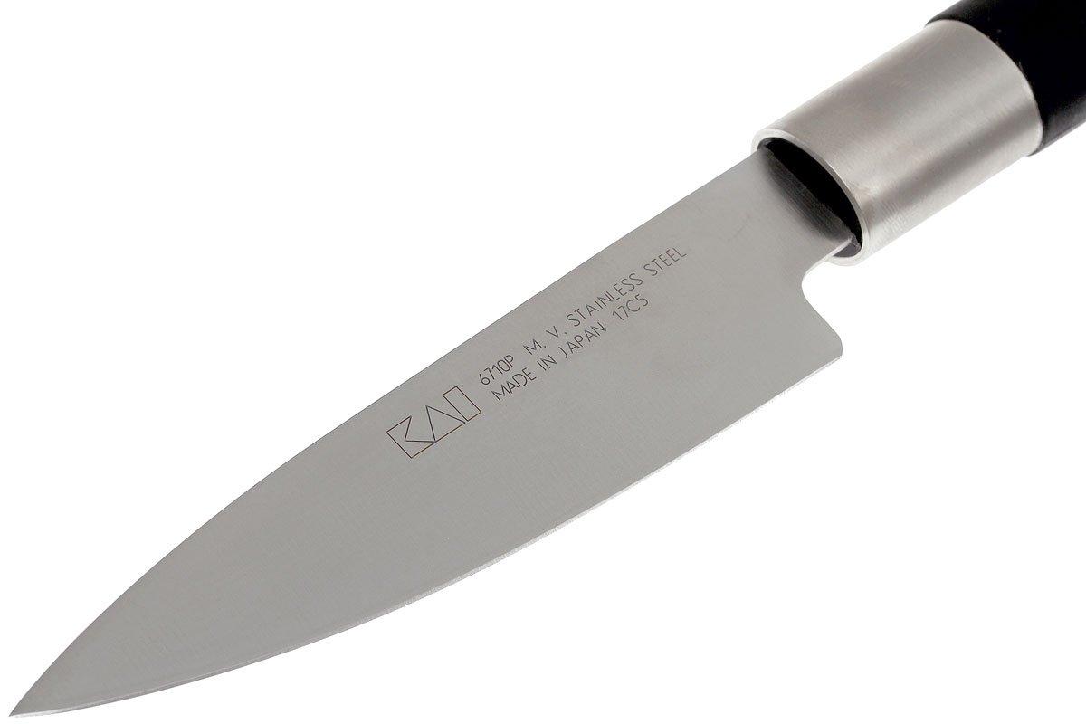 Kai Wasabi Black paring knife 10cm 6710P Advantageously shopping at