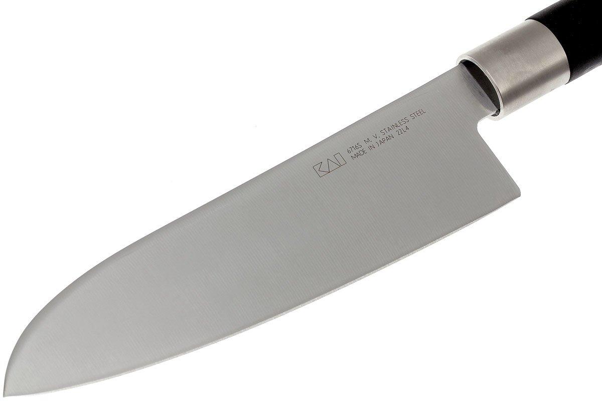 Kai Wasabi Black 6.5 Santoku Chef Knife 6716S